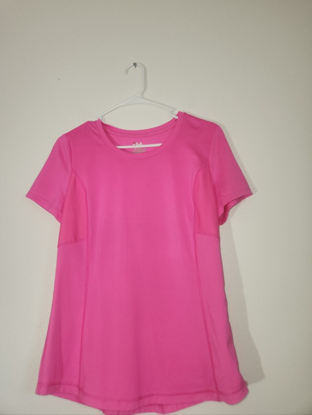 Fila Bright Pink Athletic Tee